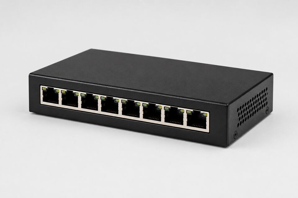 8PORT SWITCH POE, Networking